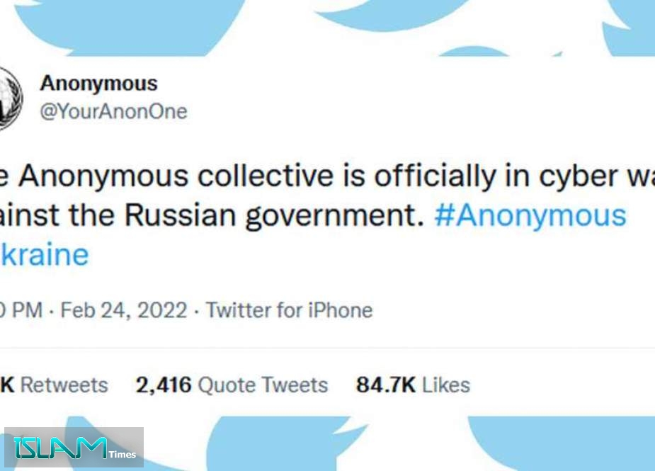 Anonymous Declare “Cyber War” Against Russia