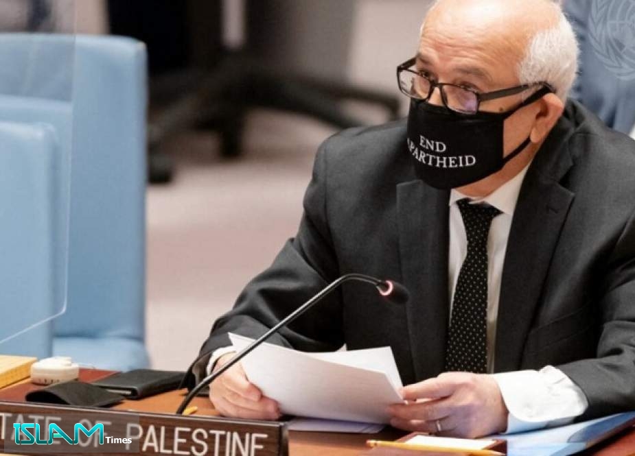 Palestine Urges UNSC to Take Practical Steps against Israeli Apartheid