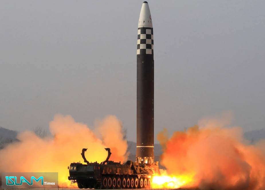The test launch of what state media reports a new type inter-continental ballistic missile (ICBM), the Hwasongpho-17 of North Korea