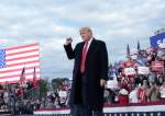 Former US President Donald Trump at a rally in Selma, North Carolina, US, April 9, 2022.