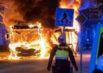 The violence began on Thursday after a demonstration organised by Rasmus Paludan, leader of Danish far-right political party Hard Line