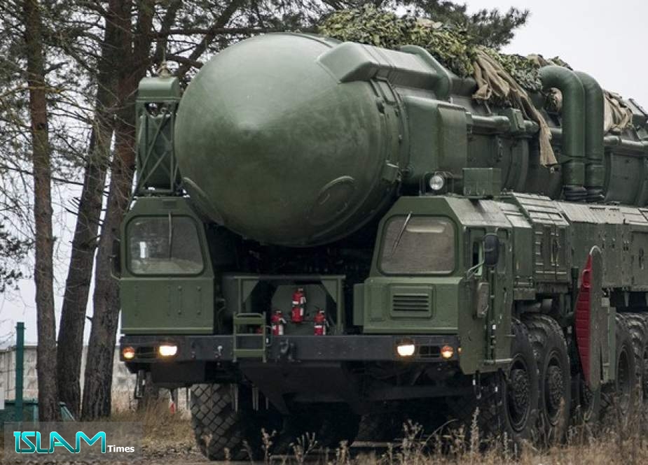 A Russian Topol intercontinental ballistic missile.
