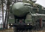 A Russian Topol intercontinental ballistic missile.