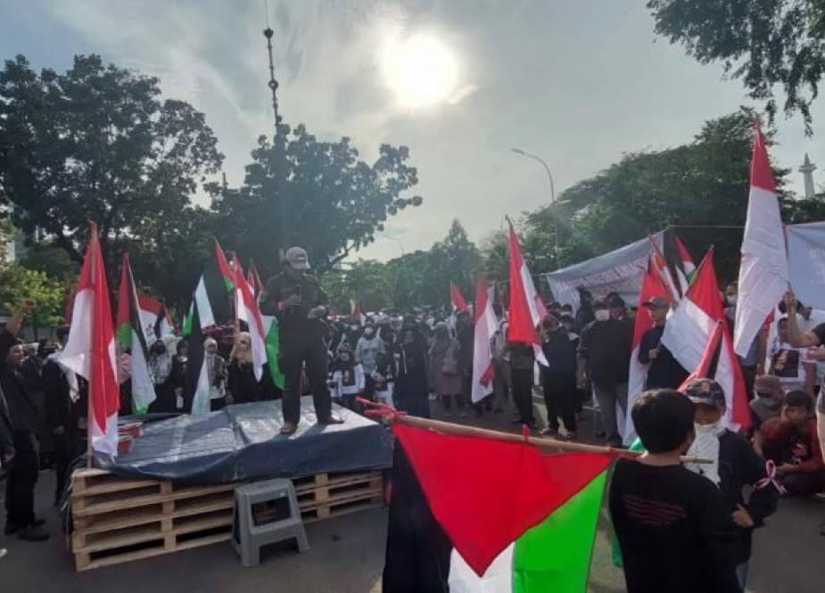 Aksi Bela Palestina dari Jakarta