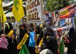 Kashmiris rally in solidarity with Palestine on Intl. Quds Day