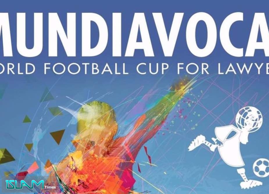 The poster of the 20th edition of World football cup for lawyers, MUNDIAVOCAT 2022, which is held in Morocco from May 7 to May 15.