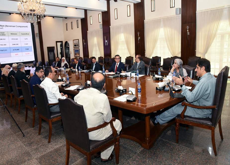 وزیراعلیٰ سندھ مراد علی شاہ کی صدارت میں ہیلتھ سیکٹر پر اجلاس