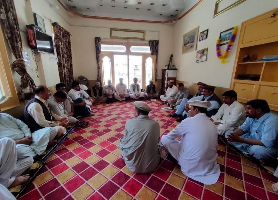 پاراچنار، تاجر برادری کی انجمن حسینیہ کے رہنماوں کیساتھ ملاقات
