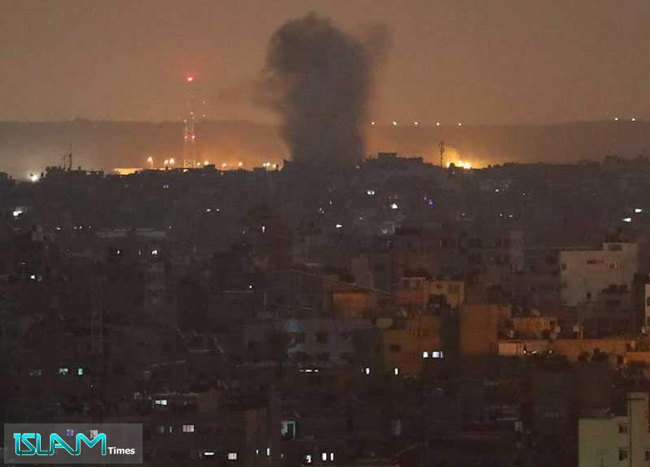 “Israel” Strikes Various Sites across Gaza Strip