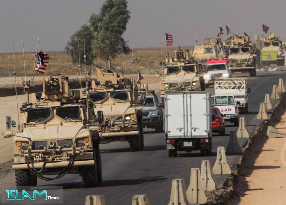 US military trucks smuggle wheat crops from northeast Syria to Iraq again