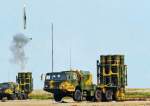An HQ-16 medium-range air-defense missile system attached to an air defense brigade under the PLA 77th Group Army launched a rocket into the air at a military shooting range in late August, 2020.