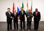 The current set of BRICS leaders, from left to right: Xi Jinping, Vladimir Putin, Jair Bolsonaro, Narendra Modi and Cyril Ramaphosa