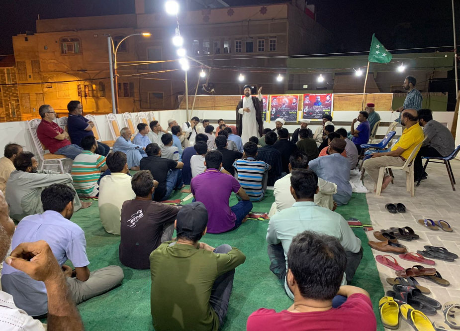 کراچی کی جعفر طیار سوسائٹی UC 3 میں اسلامی تحریک کے الیکشن آفس کا افتتاح