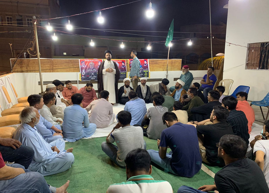 کراچی کی جعفر طیار سوسائٹی UC 3 میں اسلامی تحریک کے الیکشن آفس کا افتتاح