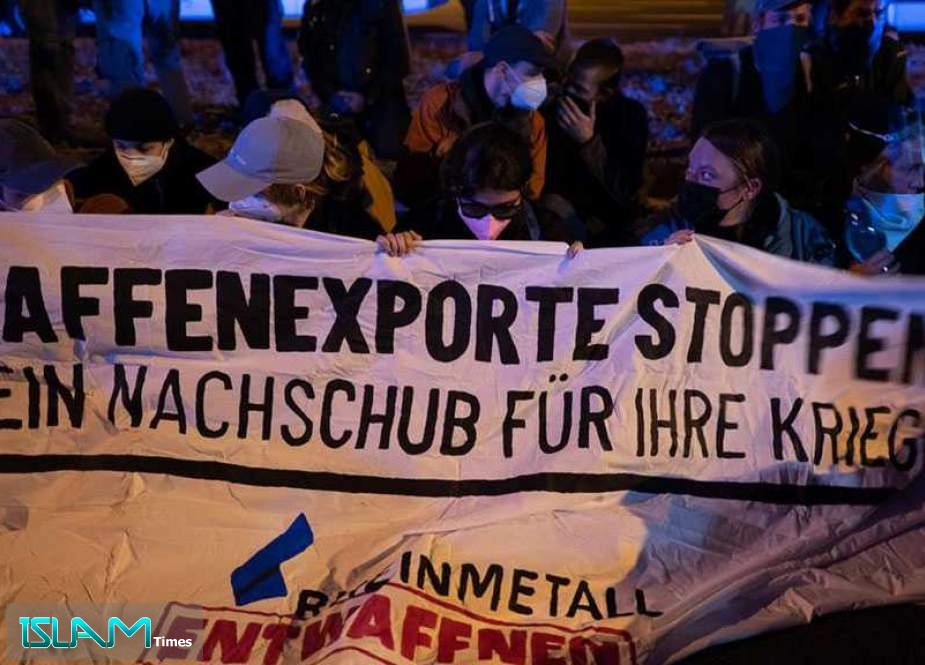 German Police, Protesters Clash at Weapons Plant