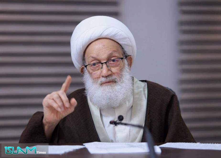Sheikh Issa Qassem Warns Bahrainis against Judaization Scheme