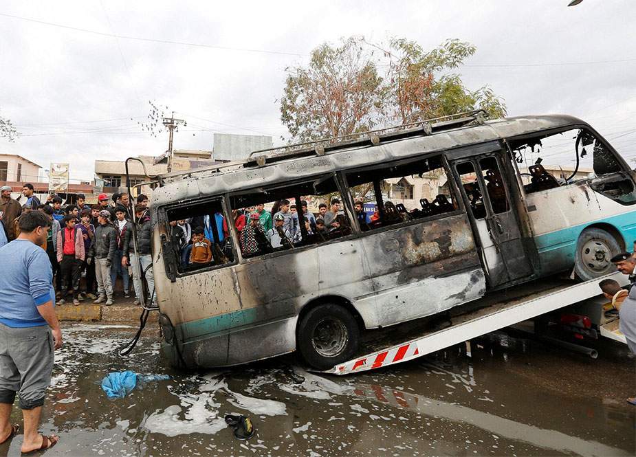 İraqda avtobusda partlayış olub, 11 nəfər ölüb