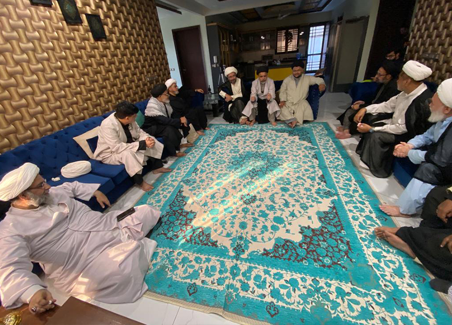کراچی میں چہلم امام حسینؑ میں رکاوٹ ڈالنے کی سازش کیخلاف علماء کرام کا نمائندہ اجلاس
