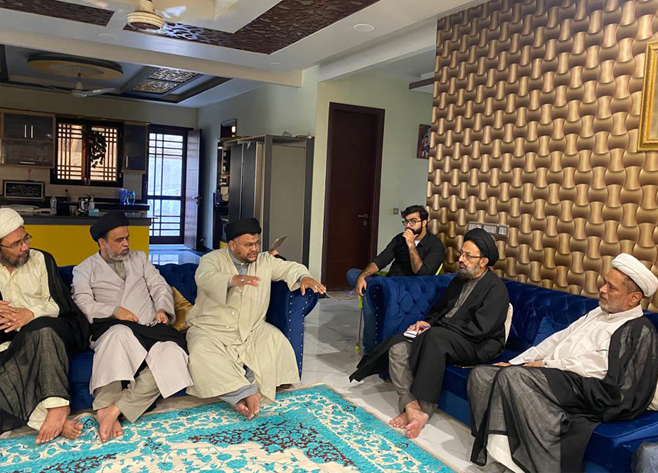 کراچی میں چہلم امام حسینؑ میں رکاوٹ ڈالنے کی سازش کیخلاف علماء کرام کا نمائندہ اجلاس
