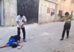 بالصور.. أطفال من الخليل يمثلون مشهد استشهاد عدي التميمي