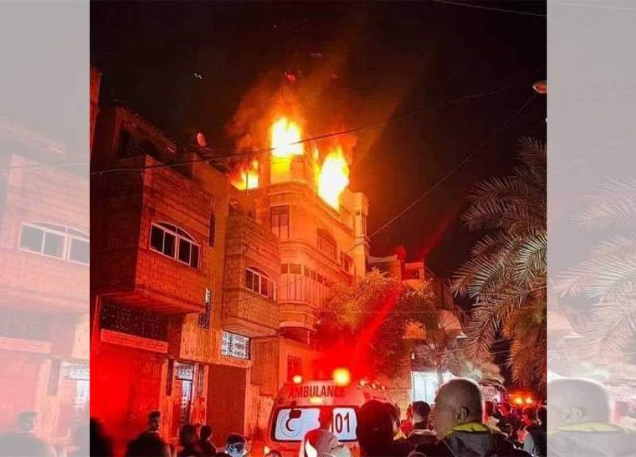Kebakaran Gedung Perumahan di Kamp Jabaliya di Gaza Merenggut Lebih dari 21 Nyawa