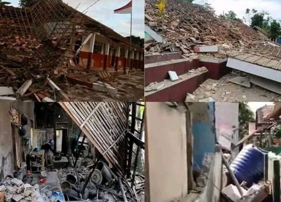 انڈونیشیا، ہولناک زلزلے میں 162 افراد جاں بحق اور 350 زخمی