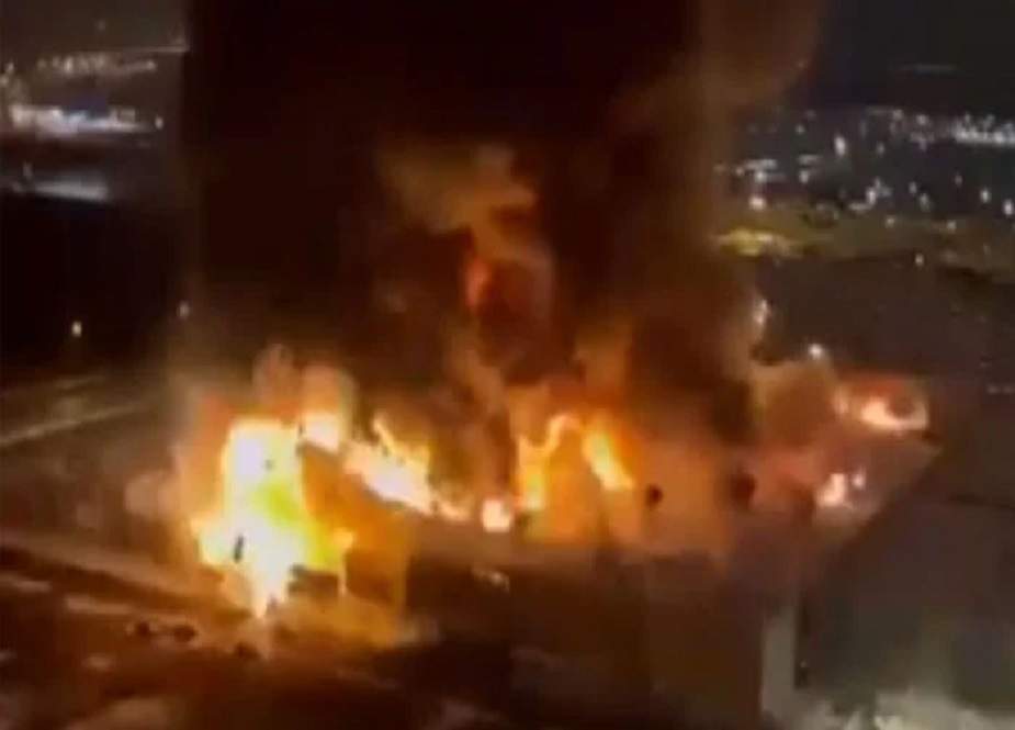 ماسکو، شاپنگ سینٹر میں خوفناک آگ بھڑک اٹھی
