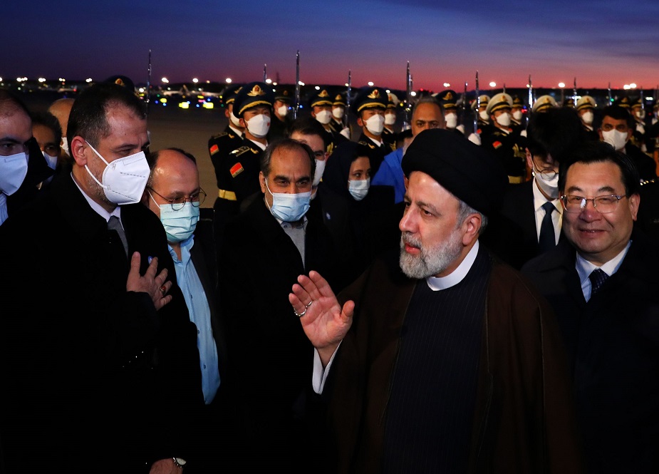 ایرانی صدر سید ابراہیم رئیسی کے چین میں استقبال کی تصاویر