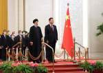 صدر ابراہیم رئیسی کا چین میں استقبال