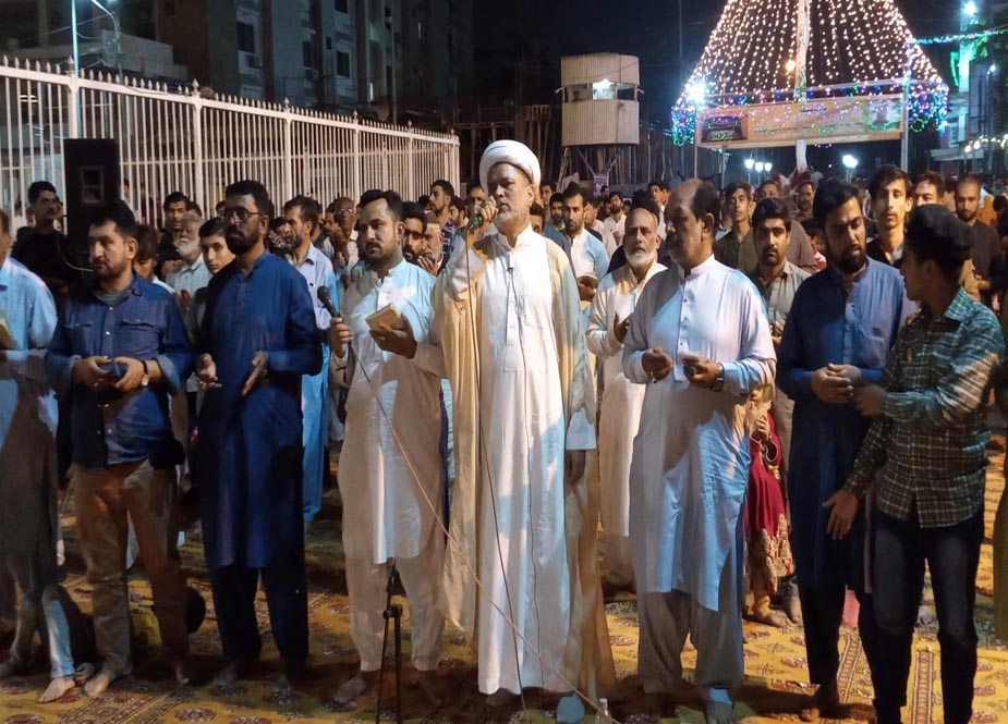 حضرت امام مہدیؑ کا یوم ولادت، ایم ڈبلیو ایم کے تحت کراچی میں دعائیہ تقریب