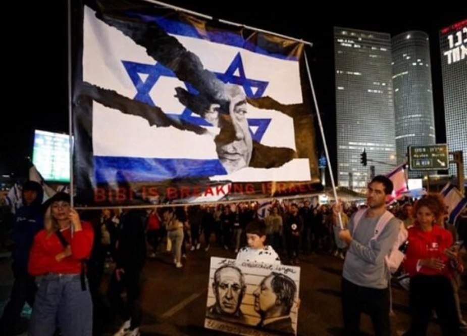 اسرائیل احتجاج کی آگ میں، نیتن یاہو سرنگونی کے قریب