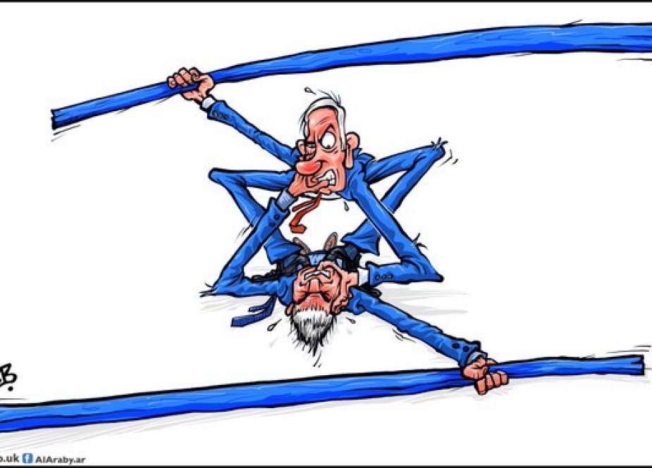 İsrail pozulur - Karikatura