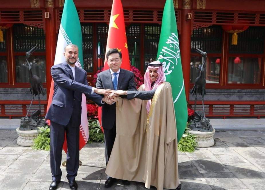 دیدار وزرای امور خارجه ایران و عربستان در پکن