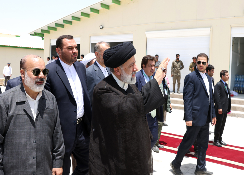 شہباز شریف اور ایرانی صدر ابراہیم رئیسی نے پاک ایران بارڈر مارکیٹ کا افتتاح کردیا