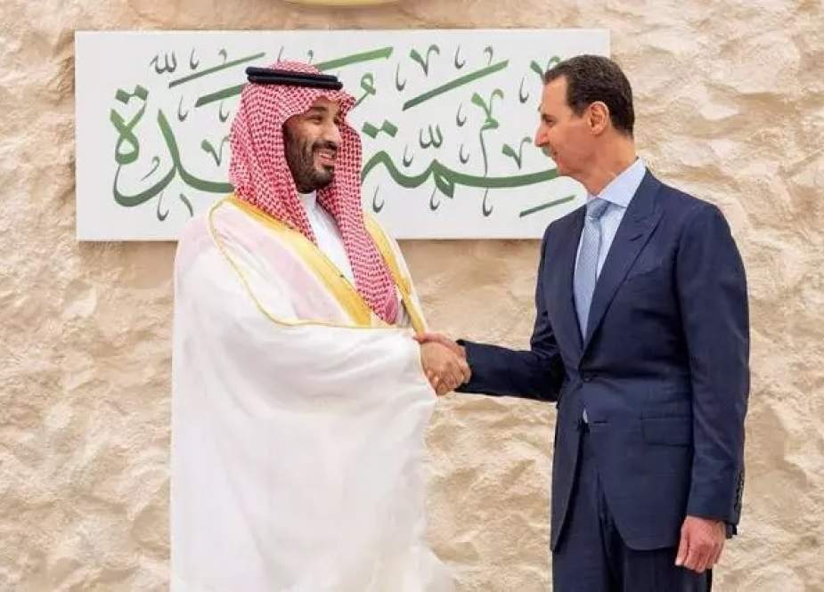 استقبال ولیعهد سعودی از رئیس جمهور اسد در نشست جده