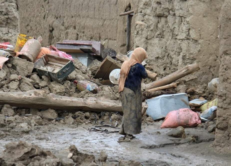جاری شدن سیل در افغانستان