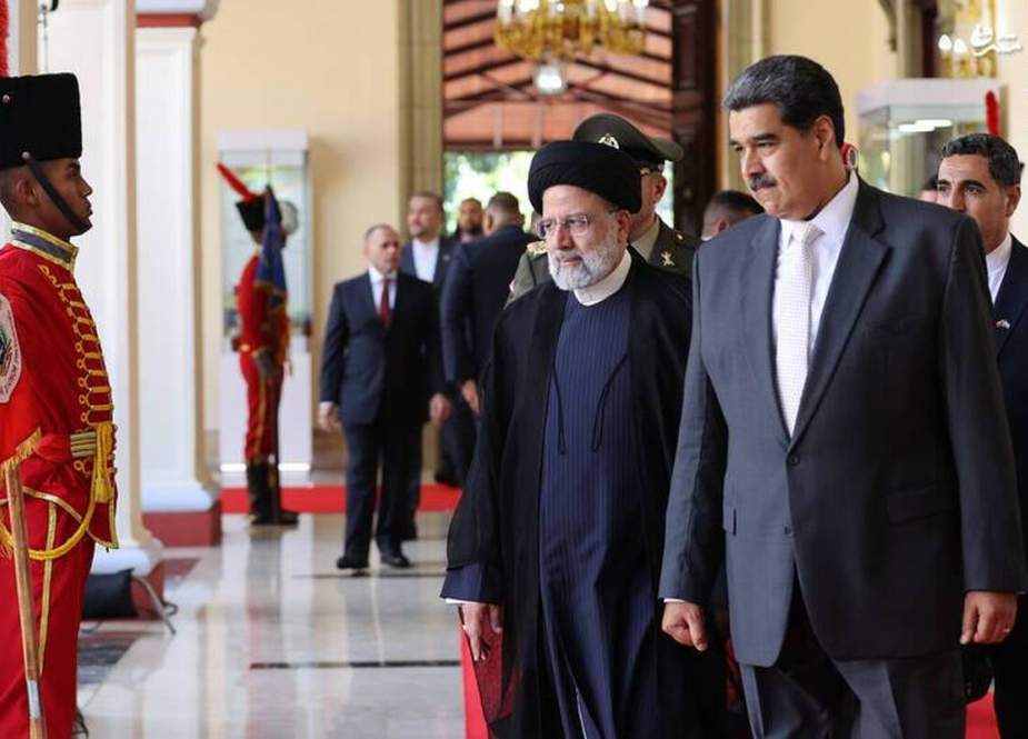 استقبال رئیس جمهور ونزوئلا از همتای ایرانی خود