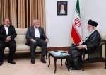 دیدار اسماعیل هنیه، رئیس دفتر سیاسی حماس و هیئت همراه با امام خامنه ای
