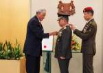 Jenderal Dudung Terima Penghargaan Medali Militer Kehormatan Singapura
