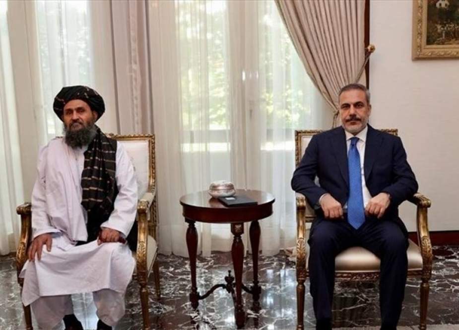 دیدار وزیر خارجه ترکیه و معاون نخست‌وزیر دولت موقت طالبان
