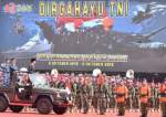 Presiden Jokowi Pimpin Upacara HUT ke-78 TNI di Monas
