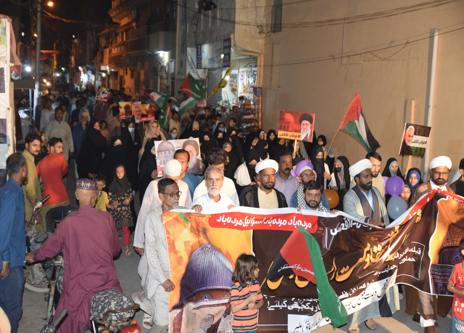 ایم ڈبلیو ایم کراچی ملیر کی جشن فتح مقاومت اسلامی ریلی، شیعہ سنی علماء و مشائخ کی شرکت