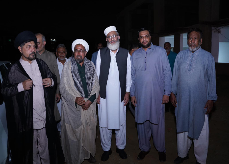 امیر جماعت اسلامی پاکستان سراج الحق کی کراچی میں ایم ڈبلیو ایم رہنماؤں سے ملاقات