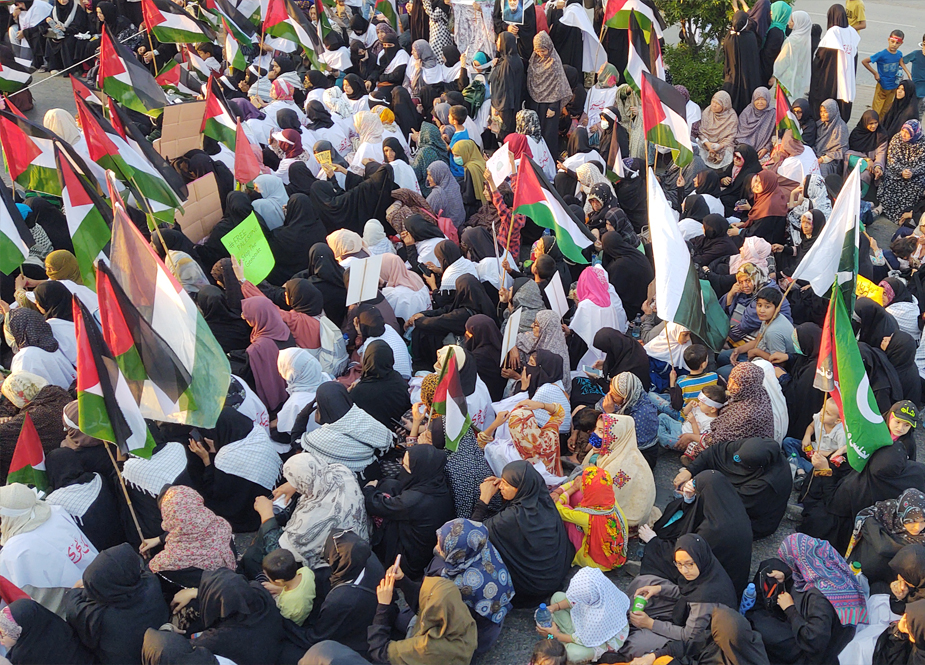 کراچی، ناصرانِ فلسطین کے زیرِ اہتمام شون سرکل تا بوٹ بیسن کلفٹن ’’یکجہتی امت و دفاع فلسطین ریلی‘‘ کا انعقاد