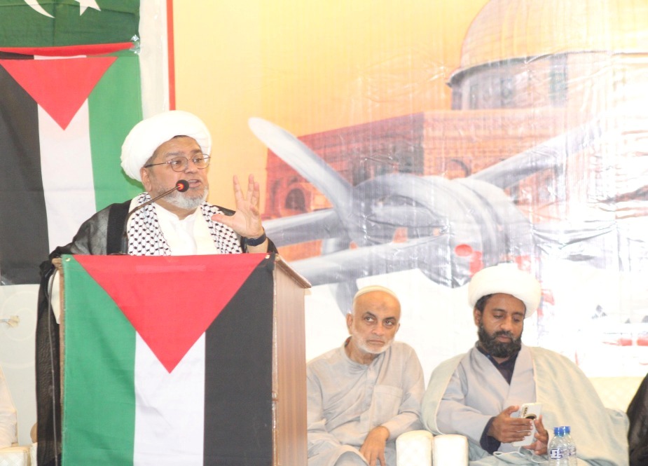 شیعہ علماء کونسل پاکستان کراچی ڈویژن کی جانب سے عظیم الشان فلسطین کانفرنس کا انعقاد
