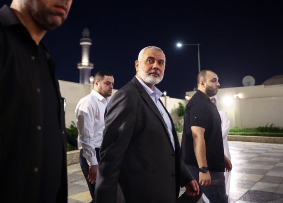اسماعیل ھانیہ ایران کے وزیر خارجہ سے خدا حافظی کیبعد