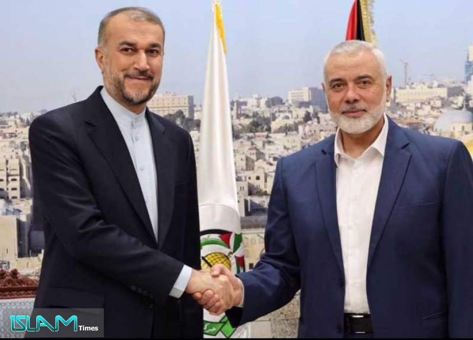 Haniyeh Meets Amir-Abdollahian: Resistance Strong, Resolute