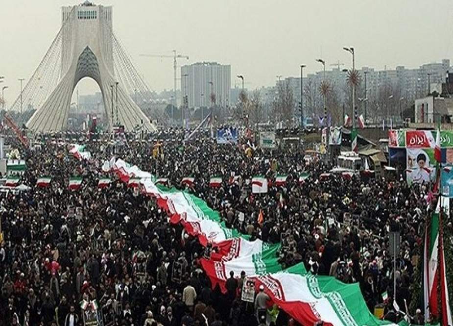 Iranians mark the 45th anniversary of the 1979 Islamic Revolution in the capital Tehran