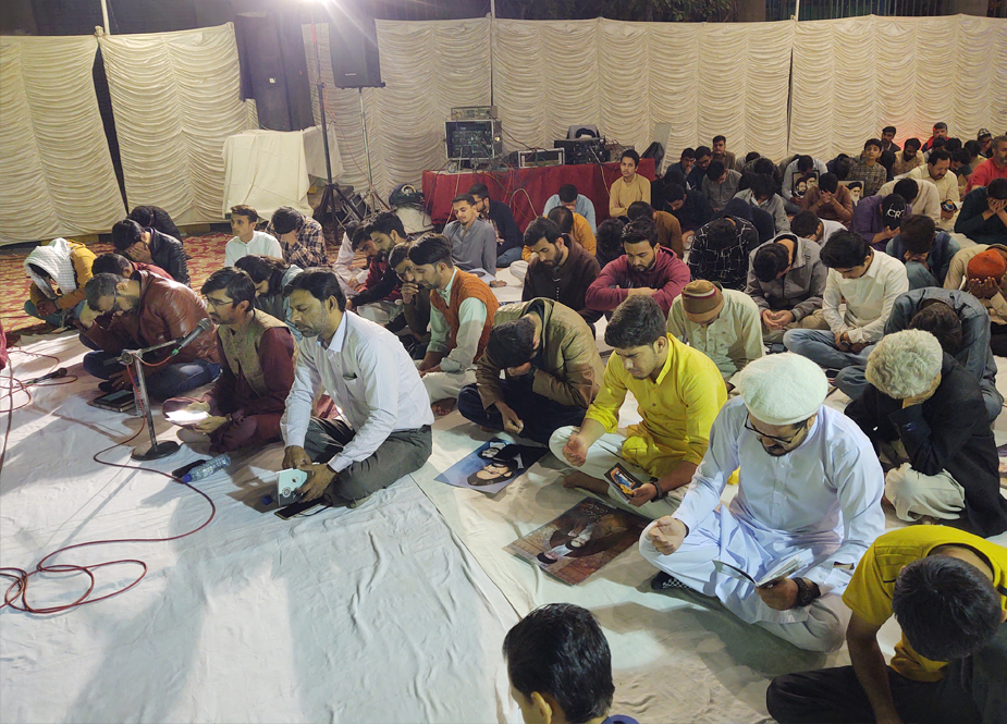آئی ایس او کراچی کے تحت 15 شعبان ولادتِ باسعادت حضرت امام مہدیؑ کی مناسبت سے مرکزی شبِ دعا کا عظیم الشان اجتماع