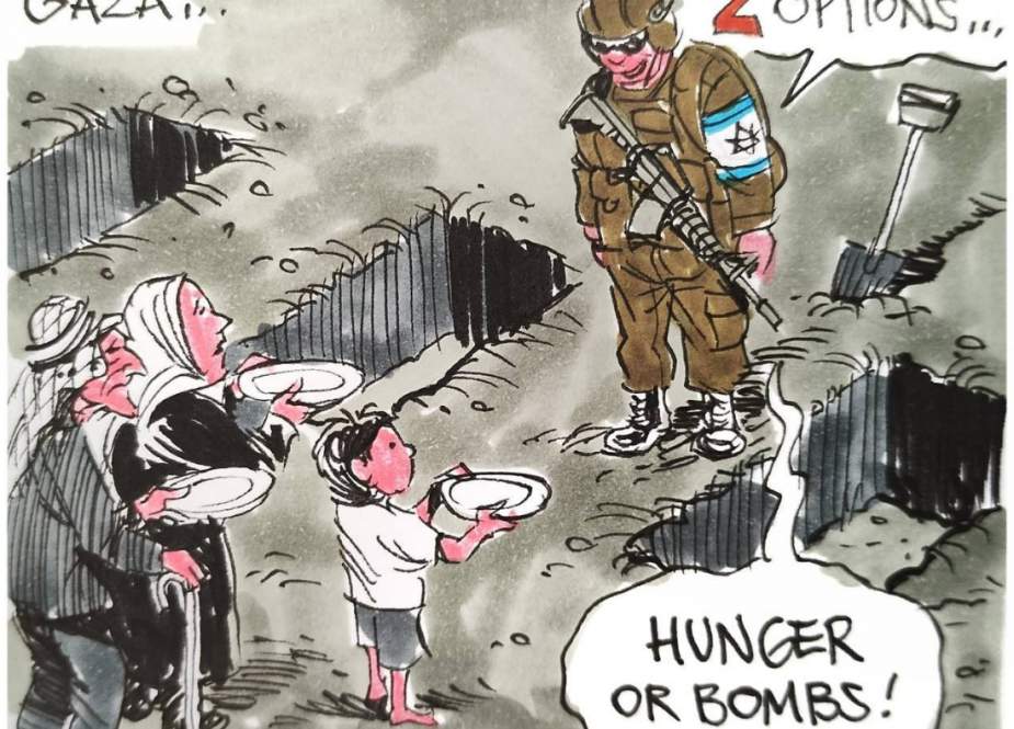 Palestinians in Gaza are given a stark choice: Hunger or bombs...